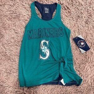 Mlb Genuine Merchandise Girl Seattle Mariners Blue Tank